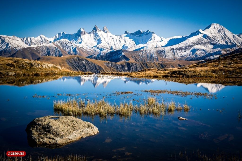 Lac Guichard et Aiguilles d'Arves