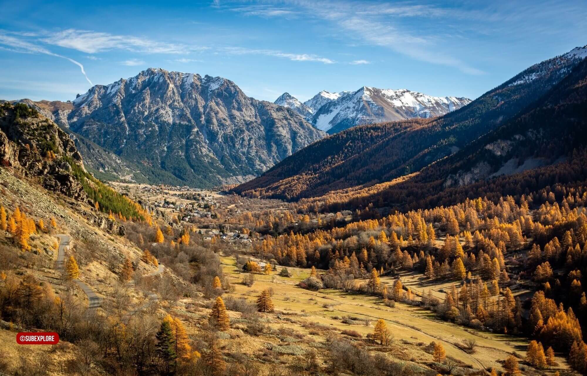 Vallée de la Clarée en automne @subexplore